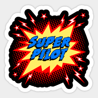 Super Pilot Sticker